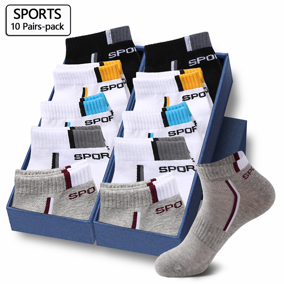Ankle Sock Low Cut - 10 Pairs Ankle-Socks Short Athletic Thin