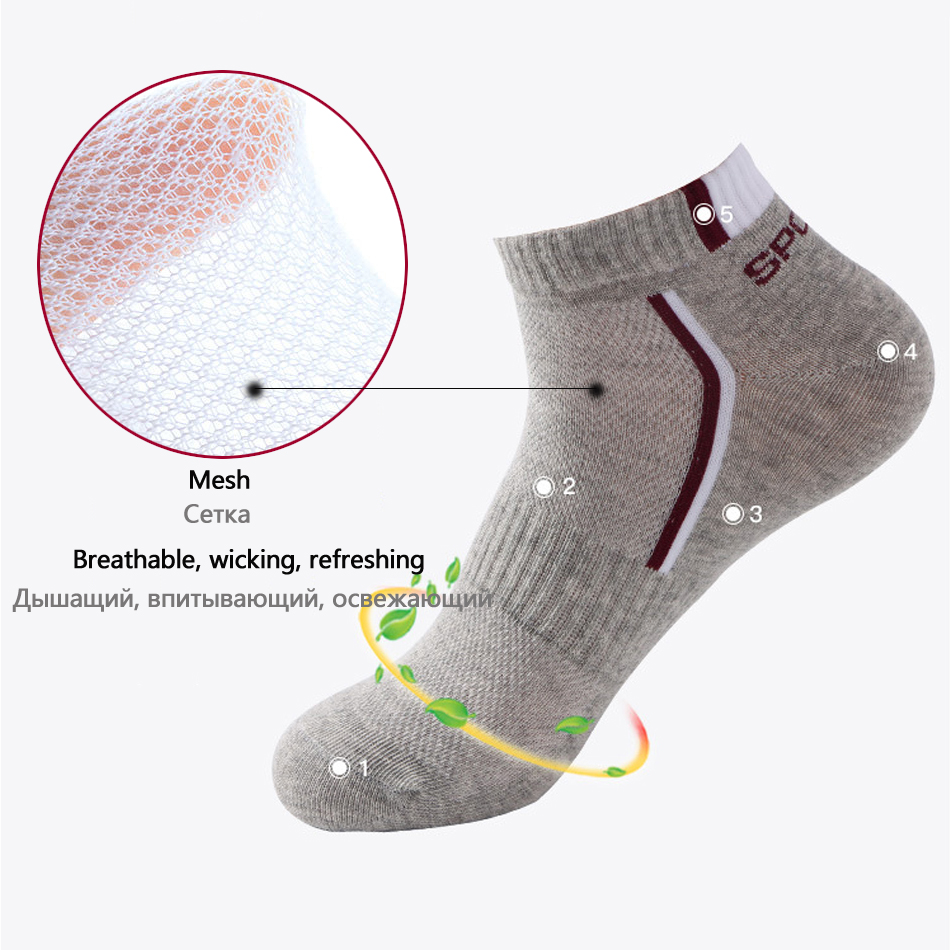 10 Pairs Ankle-Socks Short Ath - огляд і ціна Ankle Sock Low Cut