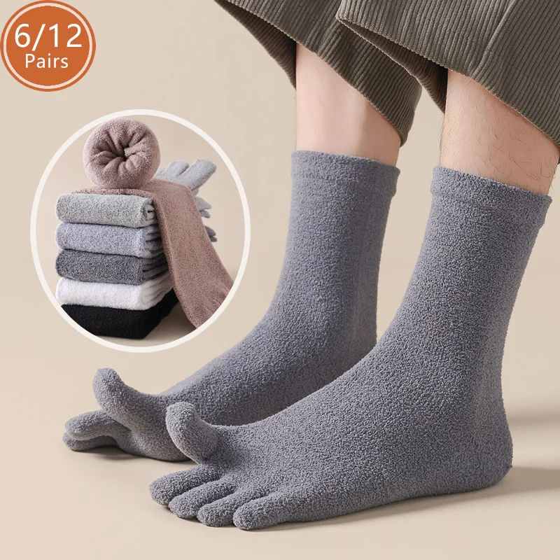6/12 Pairs Thick Thermal Split - огляд і ціна Thermal Sock Winter