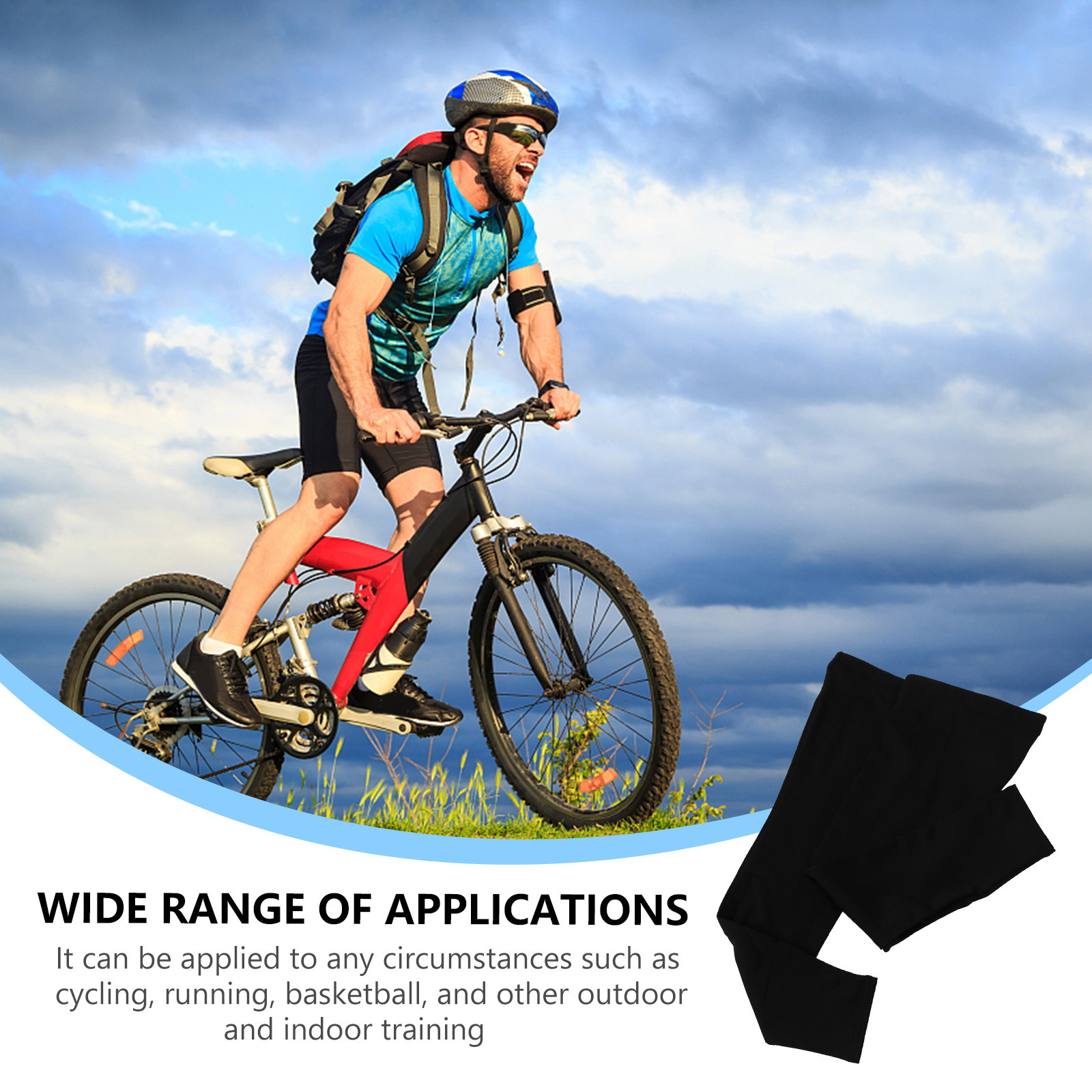 1Pair Autumn Winter Cycling Le - огляд і ціна Compression Sleeve Calf