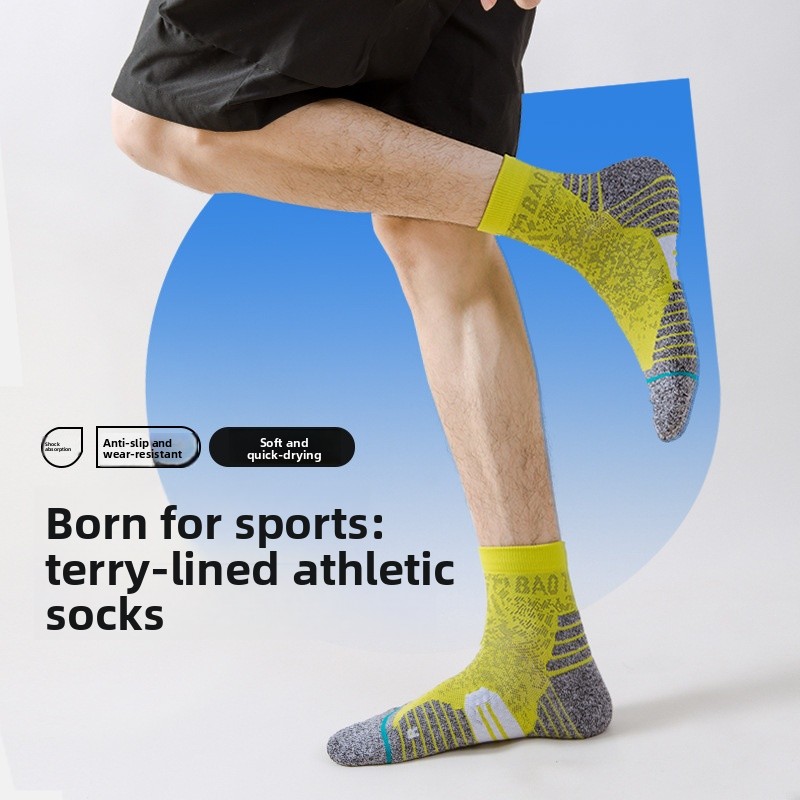 WRELS 1/2/3 Pairs Fitness Sock - огляд і ціна Athletic Sock Cushion